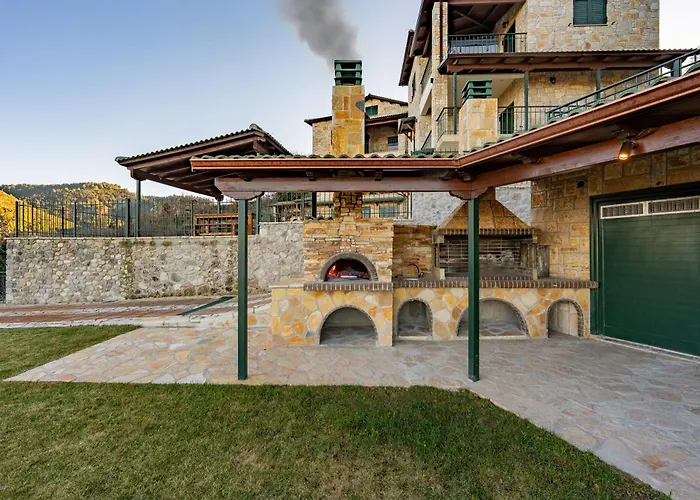 Alkiona Cozy Mountain Retreat With Stunning Views By Greece Lejlighed